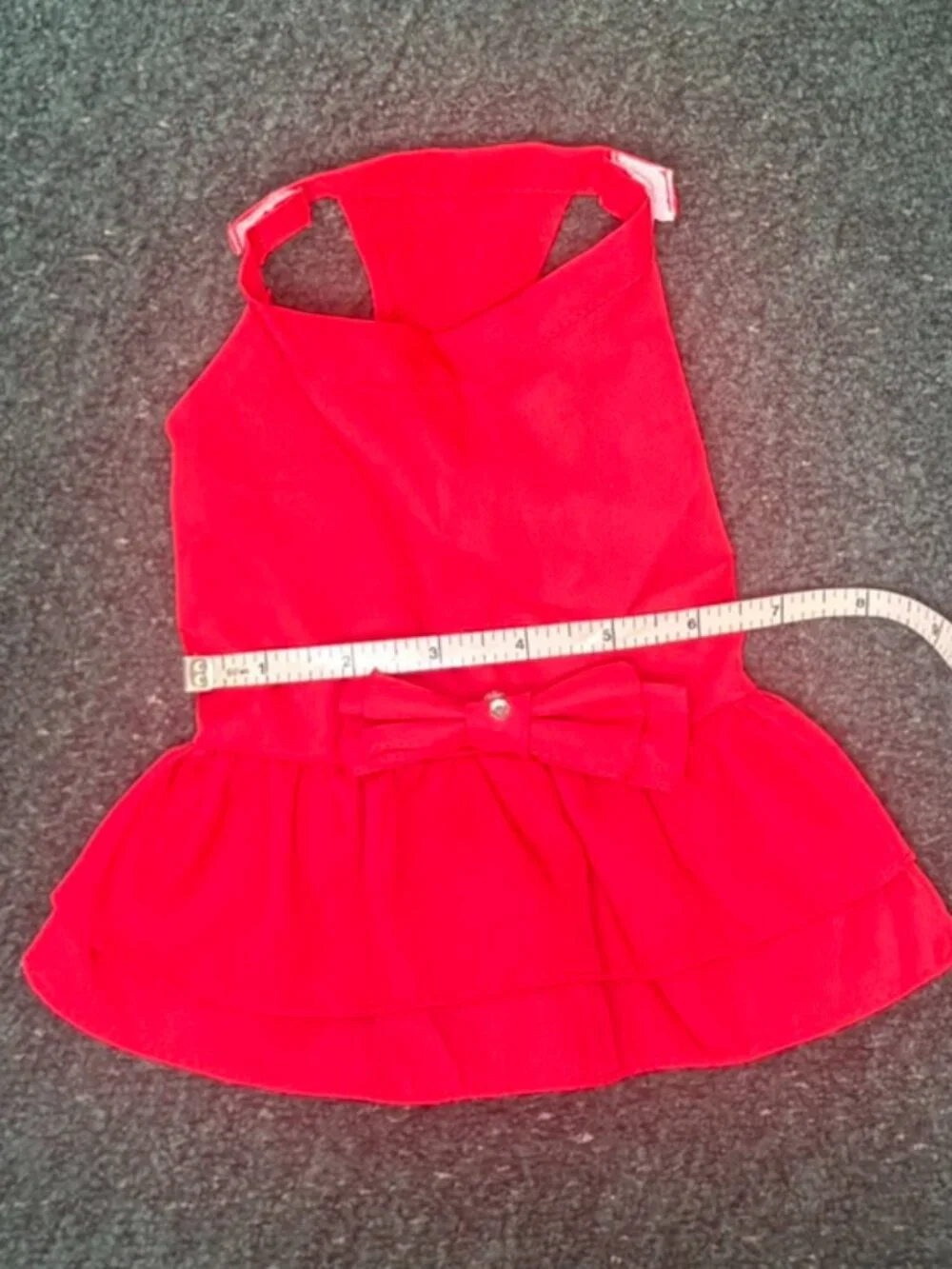 💖Paws N Claws Red Evening Dress – Size Small